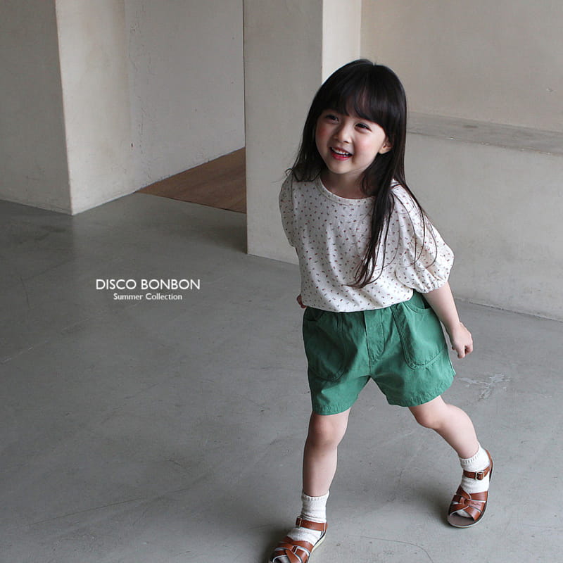 Disco Bonbon - Korean Children Fashion - #littlefashionista - Cute Puff Tee - 3