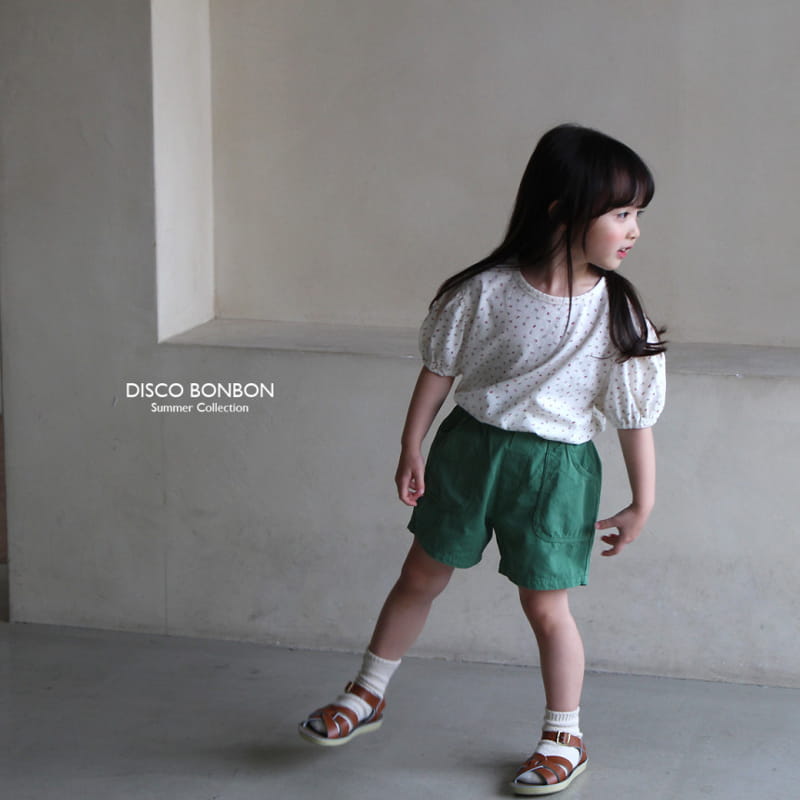 Disco Bonbon - Korean Children Fashion - #littlefashionista - Cute Puff Tee - 4