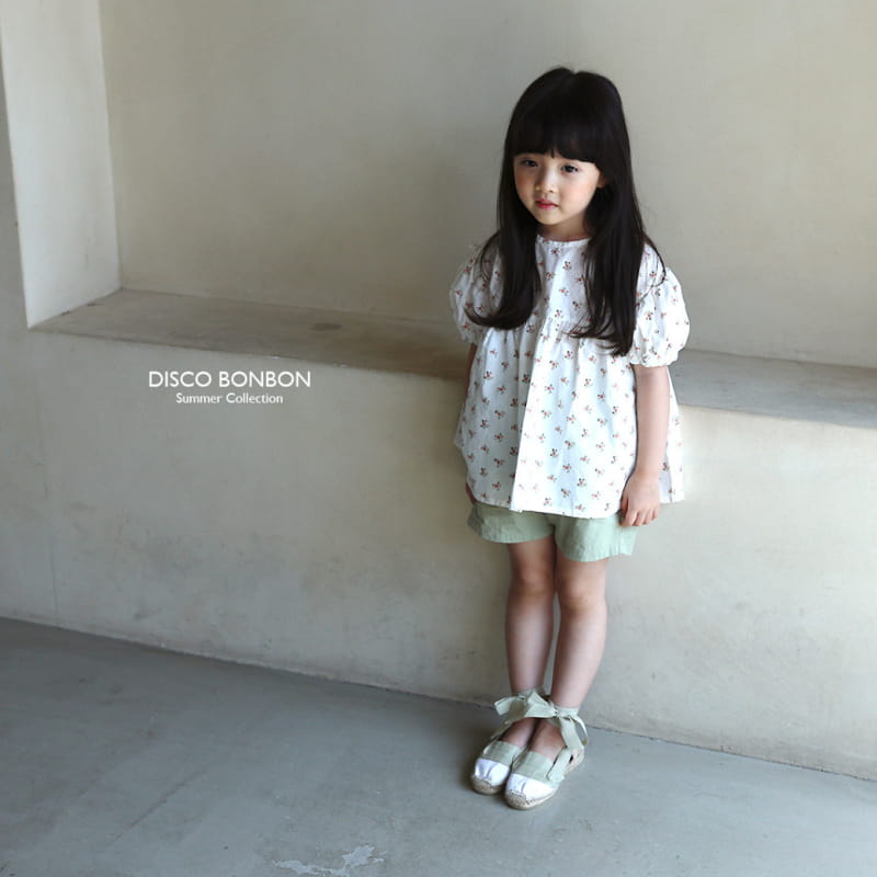 Disco Bonbon - Korean Children Fashion - #todddlerfashion - White Balloon Blouse - 11