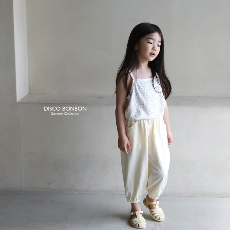 Disco Bonbon - Korean Children Fashion - #todddlerfashion - Flower Sleeveless - 7