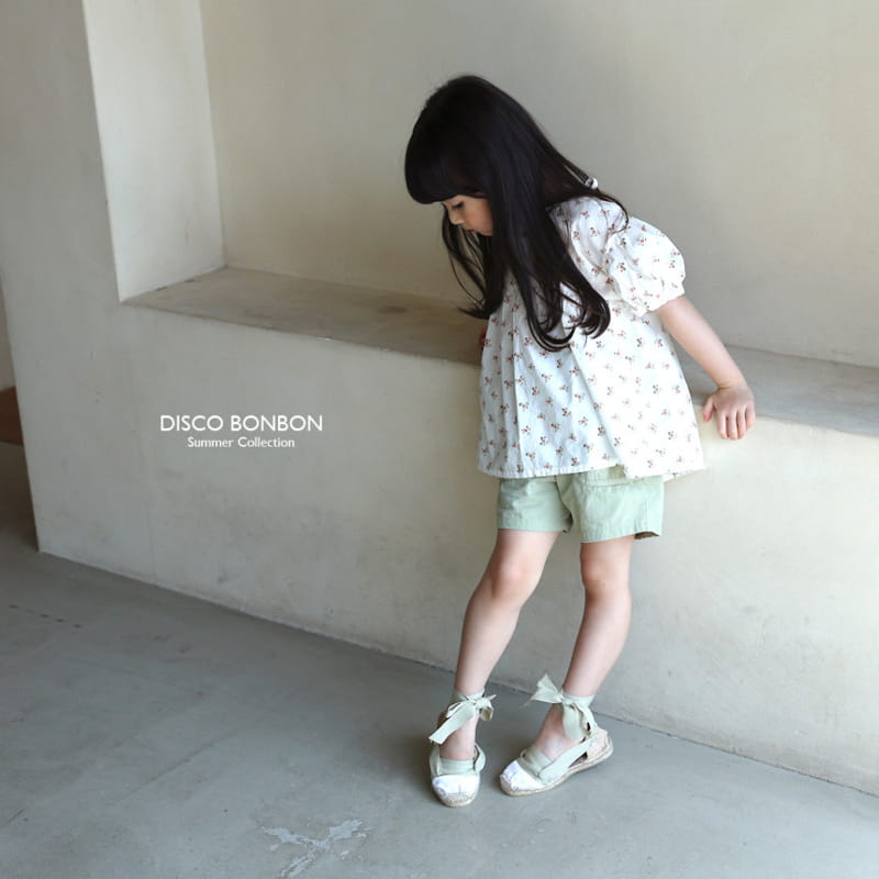 Disco Bonbon - Korean Children Fashion - #toddlerclothing - White Balloon Blouse - 12