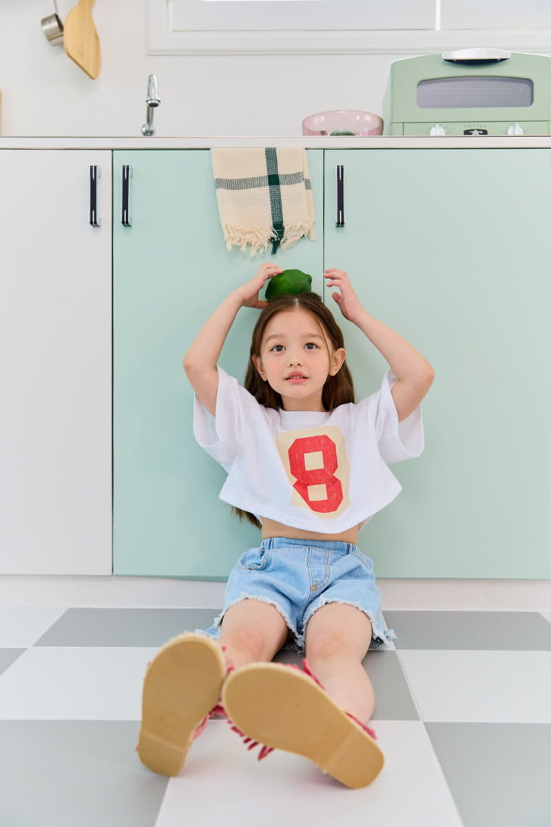 Dore Dore - Korean Children Fashion - #Kfashion4kids - 8 Square Tee - 8