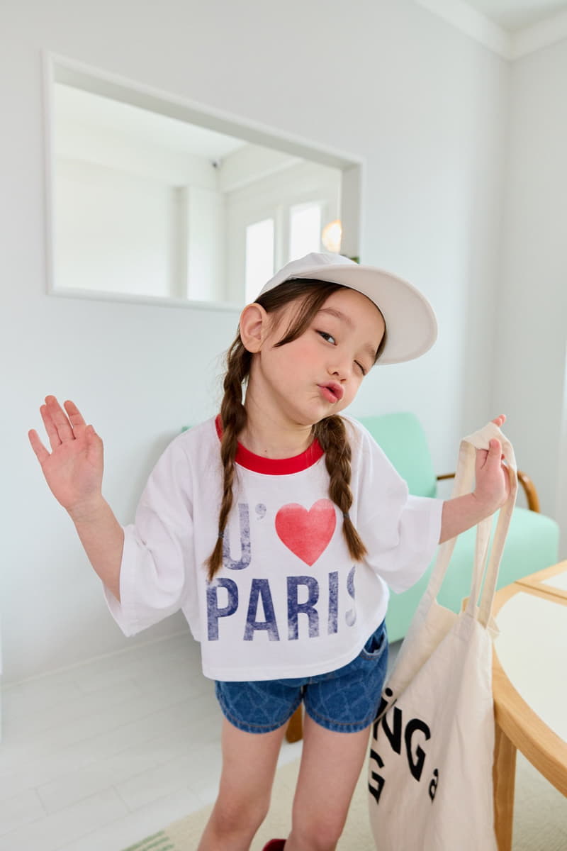 Dore Dore - Korean Children Fashion - #childofig - Paris Crop Tee - 9