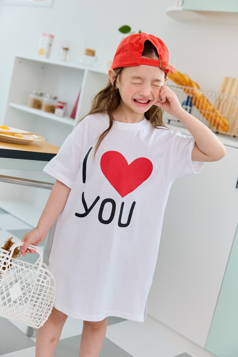 Dore Dore - Korean Children Fashion - #childrensboutique - I Love U One-piece - 7