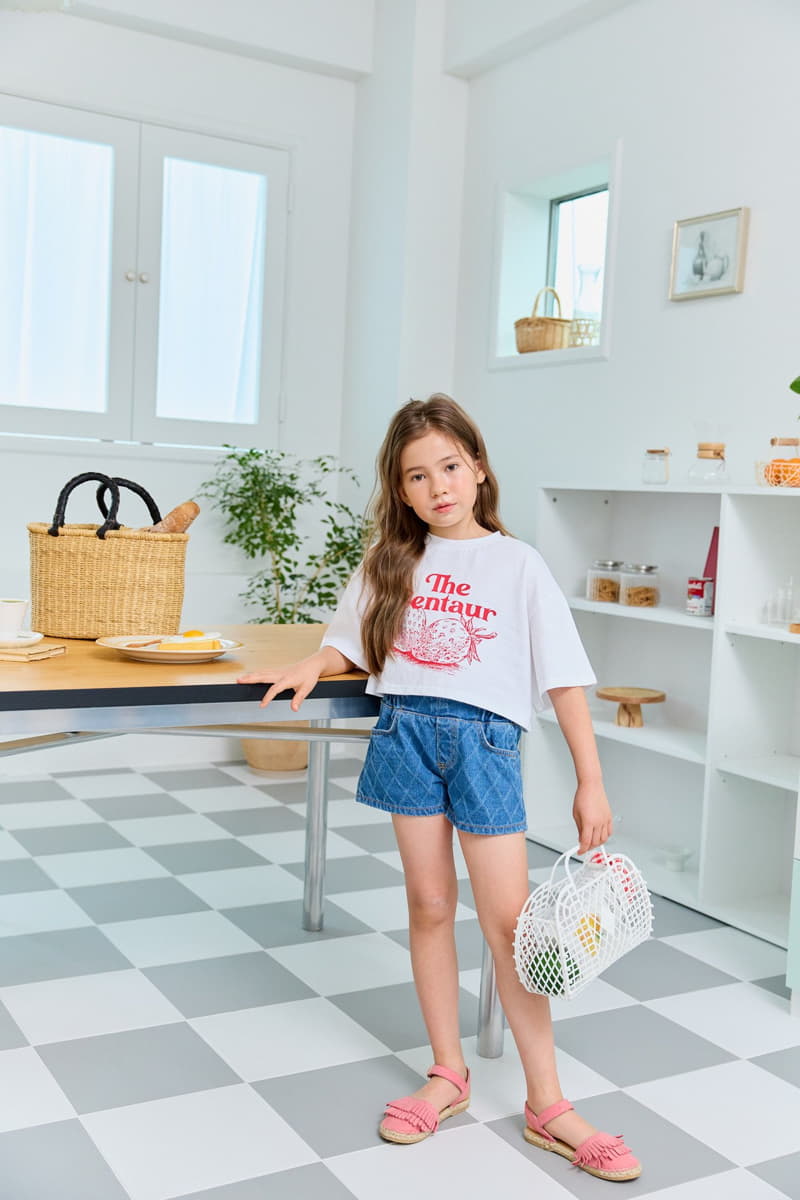 Dore Dore - Korean Children Fashion - #discoveringself - Crop Strawberry Tee - 10