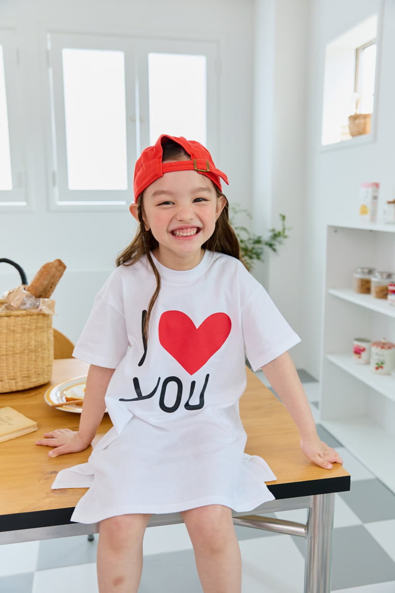 Dore Dore - Korean Children Fashion - #fashionkids - I Love U One-piece - 10