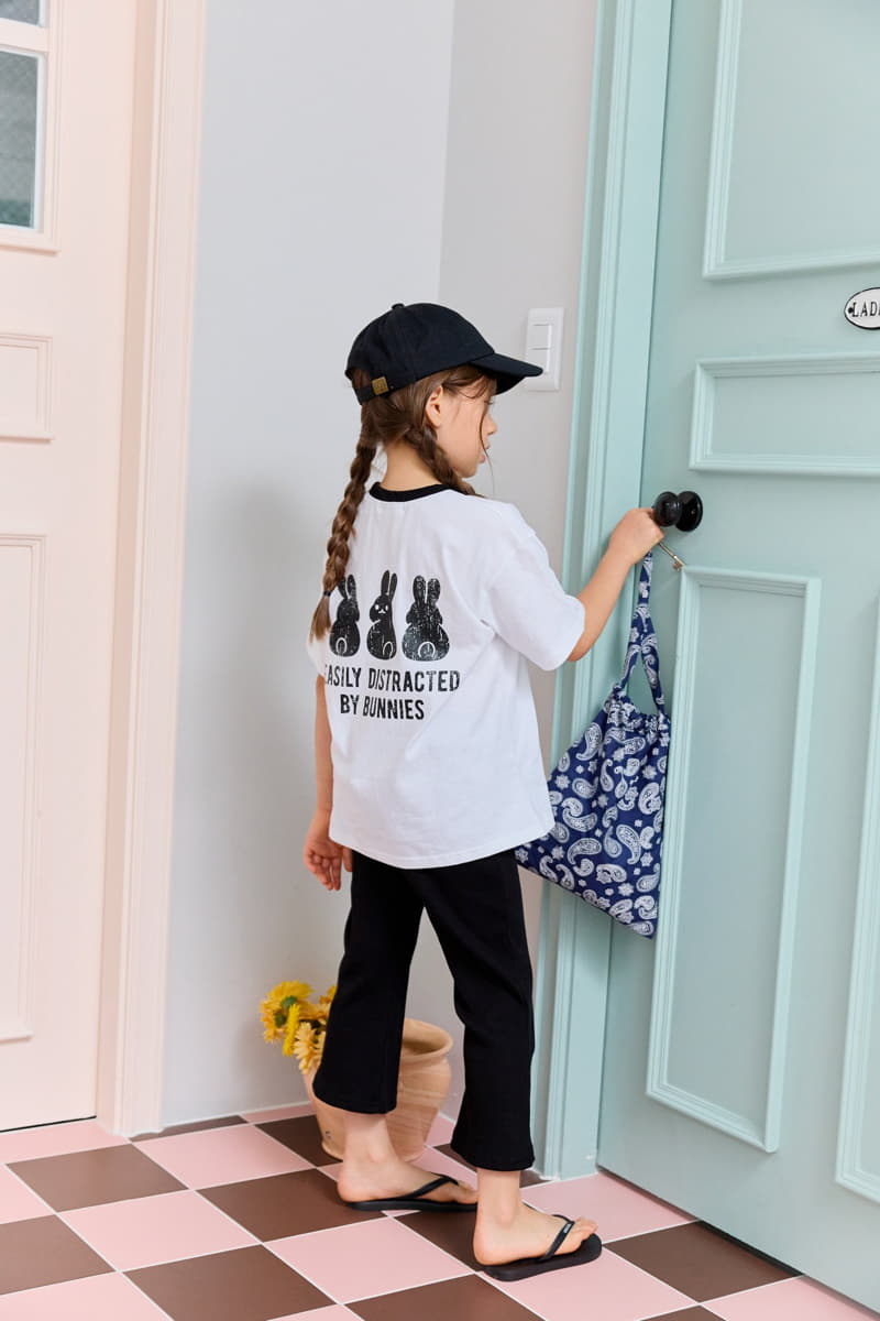 Dore Dore - Korean Children Fashion - #magicofchildhood - Three Rabbit Tee - 9