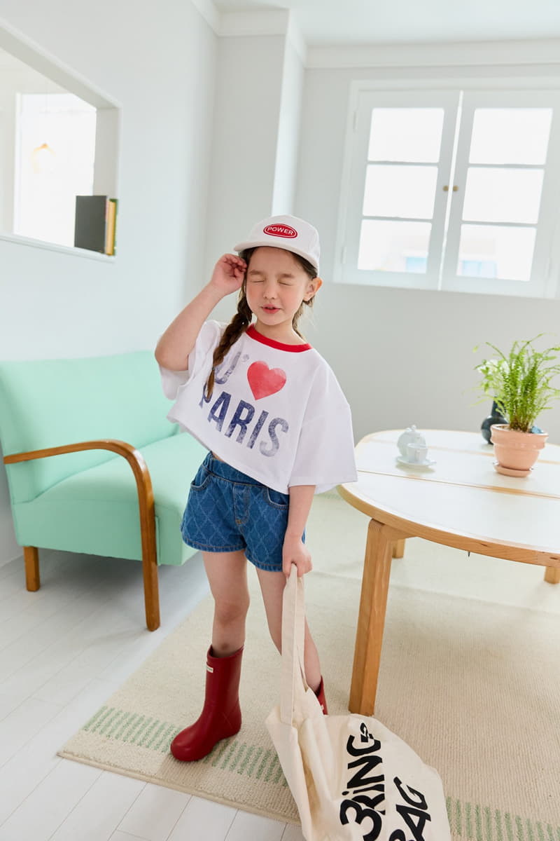 Dore Dore - Korean Children Fashion - #minifashionista - Paris Crop Tee - 7