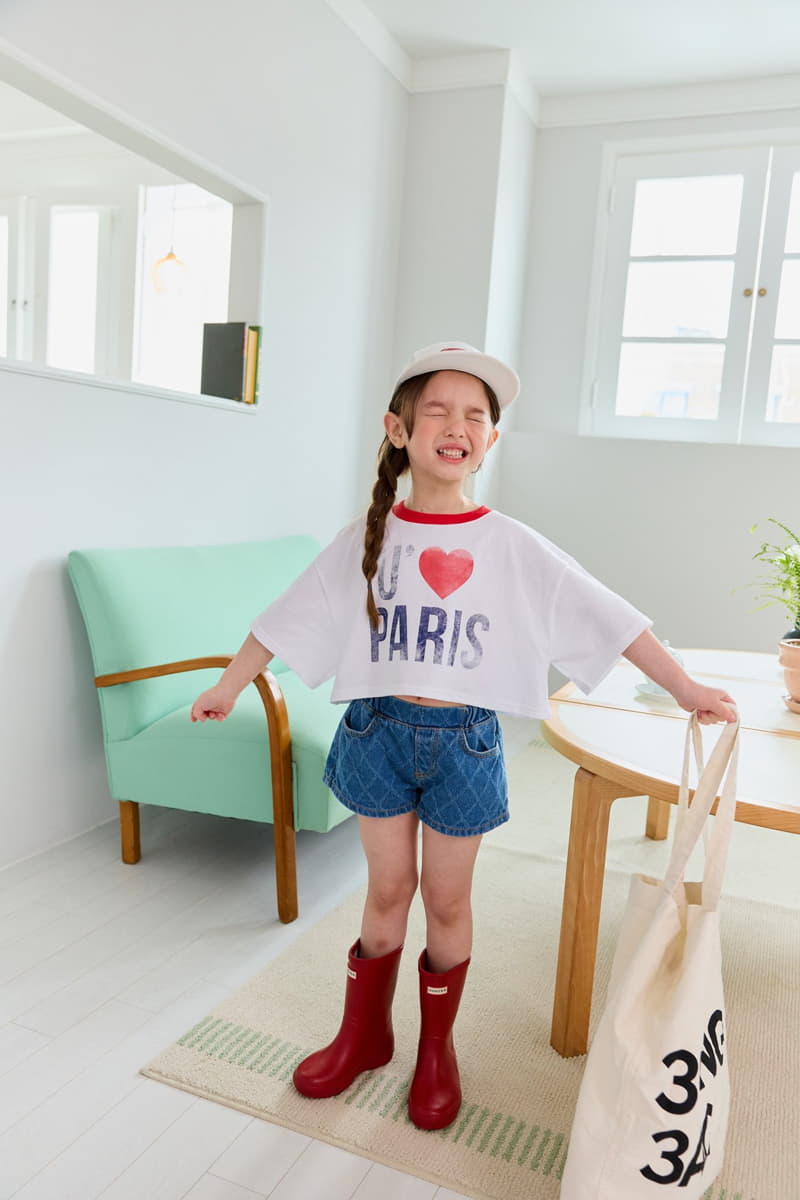 Dore Dore - Korean Children Fashion - #prettylittlegirls - Paris Crop Tee - 8