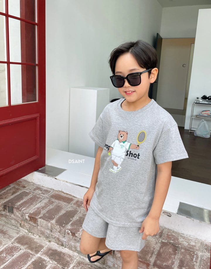 Dsaint - Korean Children Fashion - #fashionkids - Drop Top Bottom Set - 7