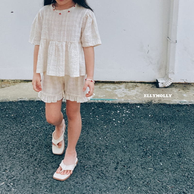 Ellymolly - Korean Children Fashion - #minifashionista - Smooth Frill Shorts - 2