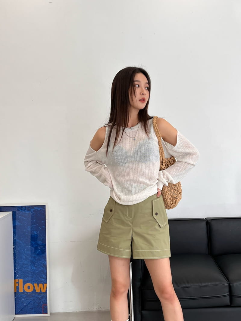 Flipar - Korean Women Fashion - #momslook - Stitch Shorts - 9