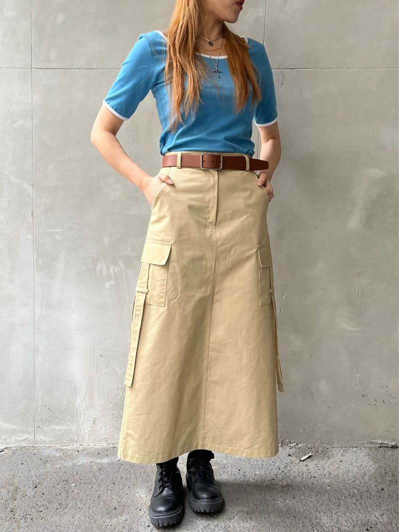 Flipar - Korean Women Fashion - #vintageinspired - Pocket Skirt - 3