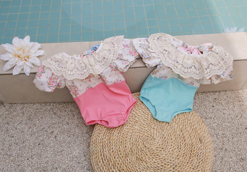 Flo - Korean Baby Fashion - #babyootd - Rorens Bebe Swimsuit - 12