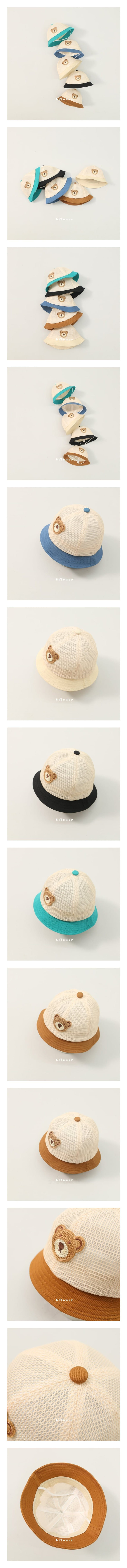 G Flower - Korean Children Fashion - #designkidswear - Summer Bear Bucket Hat