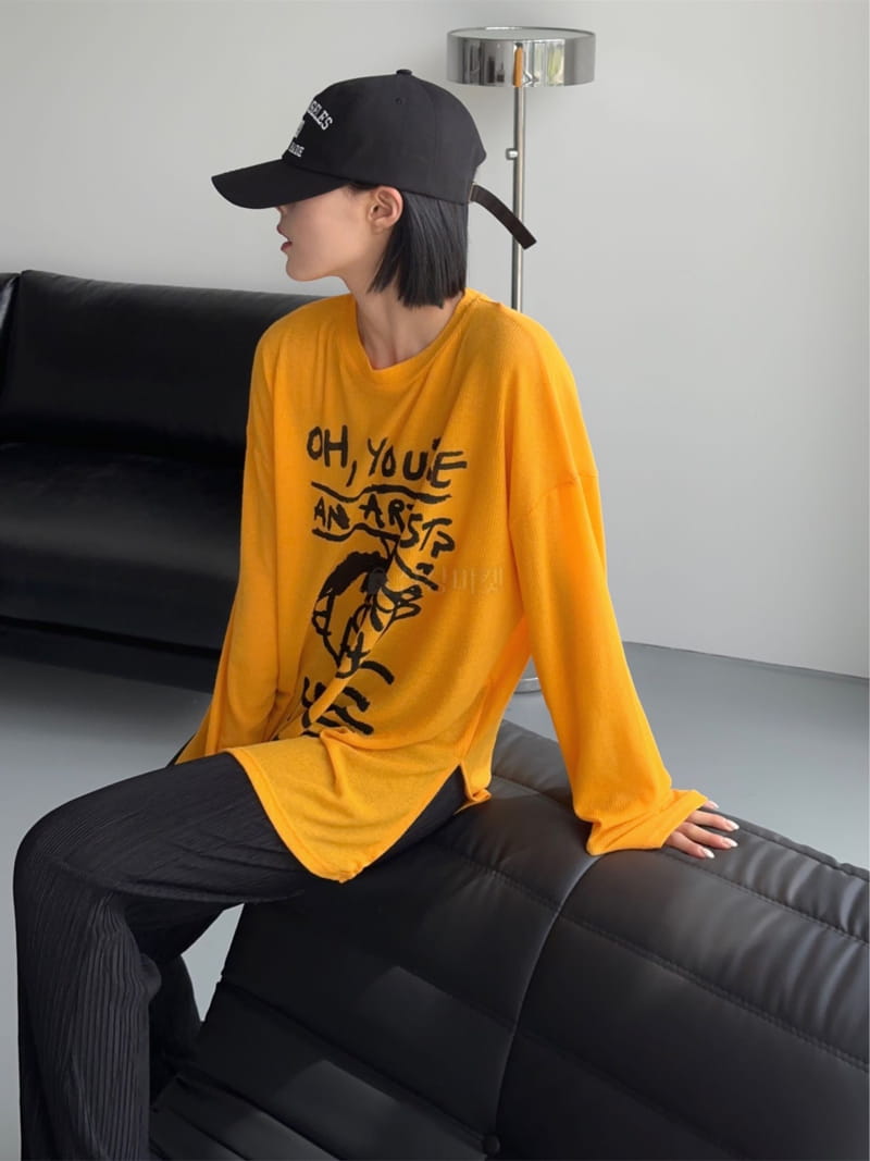 Gavara Market - Korean Women Fashion - #momslook - Art Tee - 7