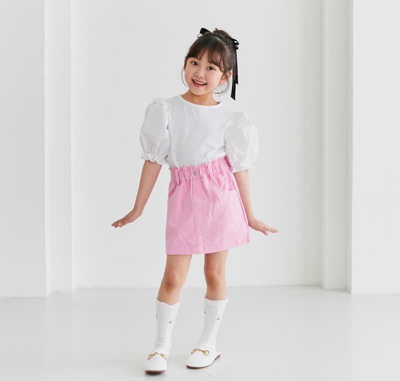 Ggomare - Korean Children Fashion - #kidsshorts - Bian Tee - 11