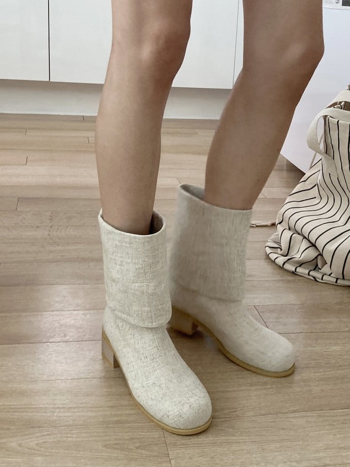 Golden Shoe - Korean Women Fashion - #momslook - fa1340 Boots