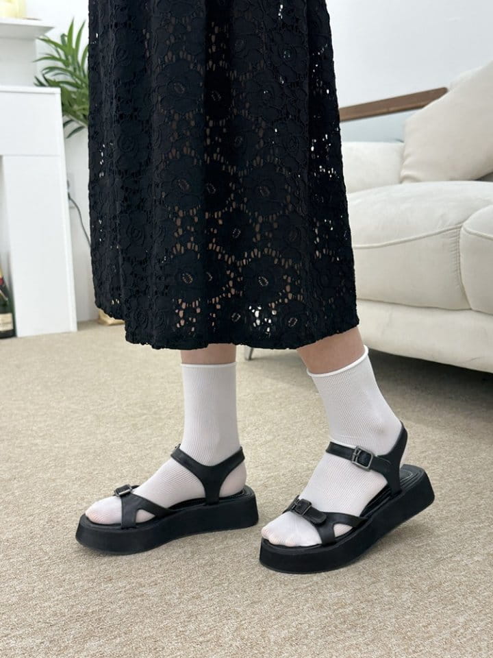 Golden Shoe - Korean Women Fashion - #pursuepretty - bl7127 Sandals - 2