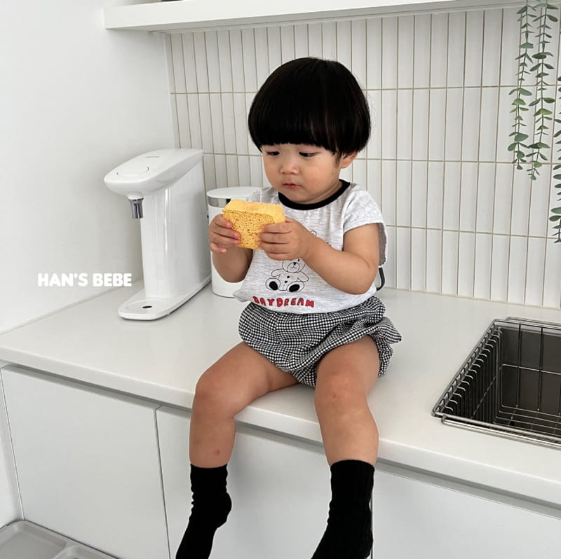 Han's - Korean Baby Fashion - #babyfashion - Bebe Happy Bear Tee - 4