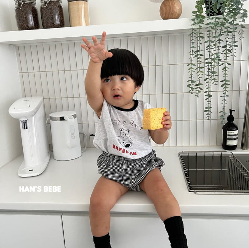 Han's - Korean Baby Fashion - #babyoninstagram - Bebe Happy Bear Tee - 7