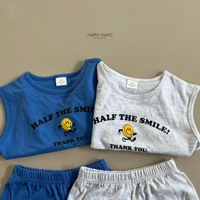 Haro Haro - Korean Children Fashion - #Kfashion4kids - Thank You Top Bottom Set - 4