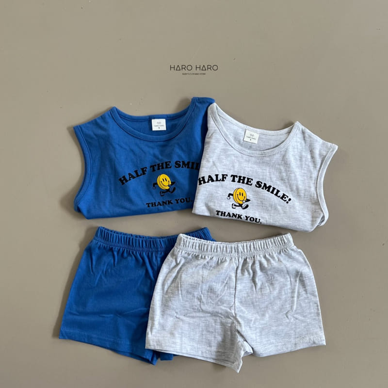 Haro Haro - Korean Children Fashion - #magicofchildhood - Thank You Top Bottom Set - 5