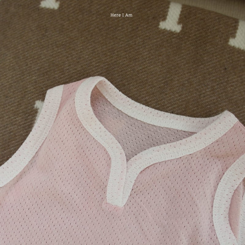 Here I Am - Korean Children Fashion - #Kfashion4kids - Mesh Top Bottom Set - 3