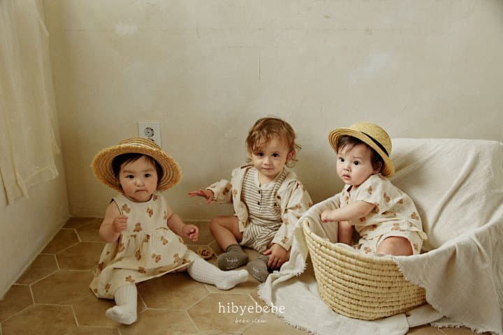 Hi Byebebe - Korean Baby Fashion - #babyboutiqueclothing - Dori Dori Top Bottom Set - 9