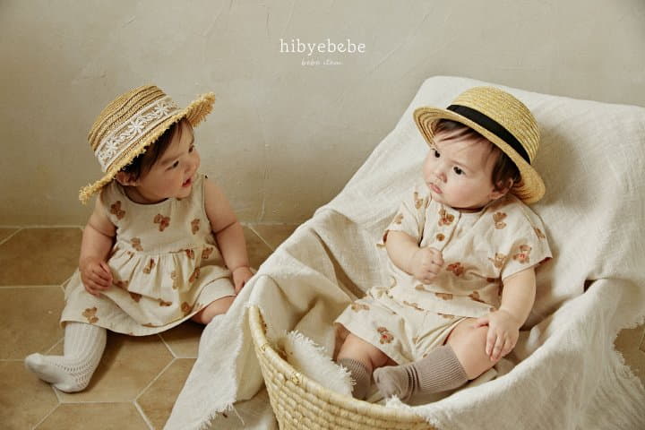 Hi Byebebe - Korean Baby Fashion - #babyclothing - Dori Dori Top Bottom Set - 10