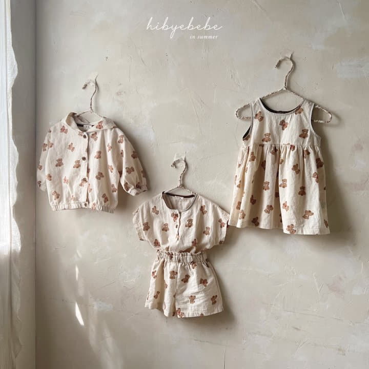 Hi Byebebe - Korean Baby Fashion - #babyootd - Dori Dori Top Bottom Set