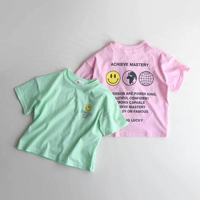 Hikiki - Korean Children Fashion - #Kfashion4kids - Earth Smile Tee - 3