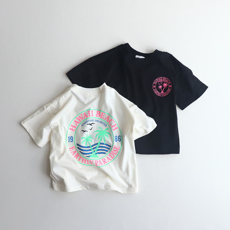 Hikiki - Korean Children Fashion - #childofig - Hawaii TEe - 12