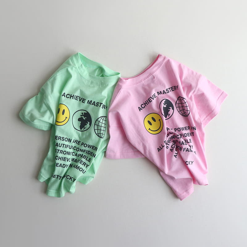 Hikiki - Korean Children Fashion - #childofig - Earth Smile Tee - 11