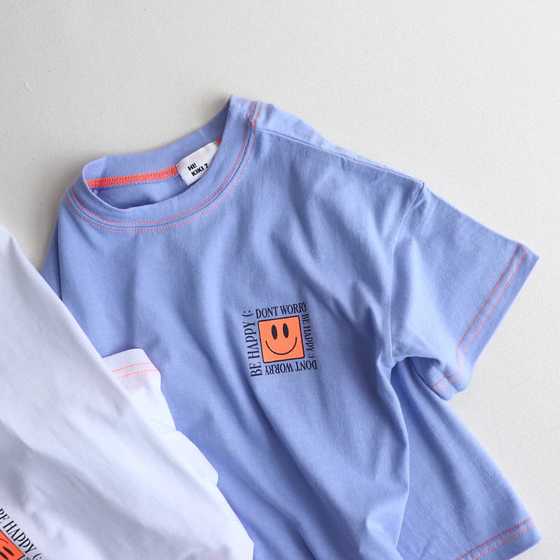 Hikiki - Korean Children Fashion - #littlefashionista - Square Smile Tee - 2