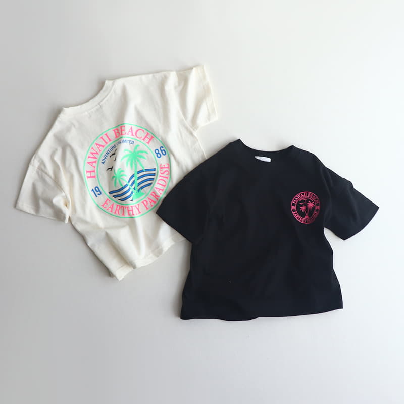 Hikiki - Korean Children Fashion - #stylishchildhood - Hawaii TEe - 11