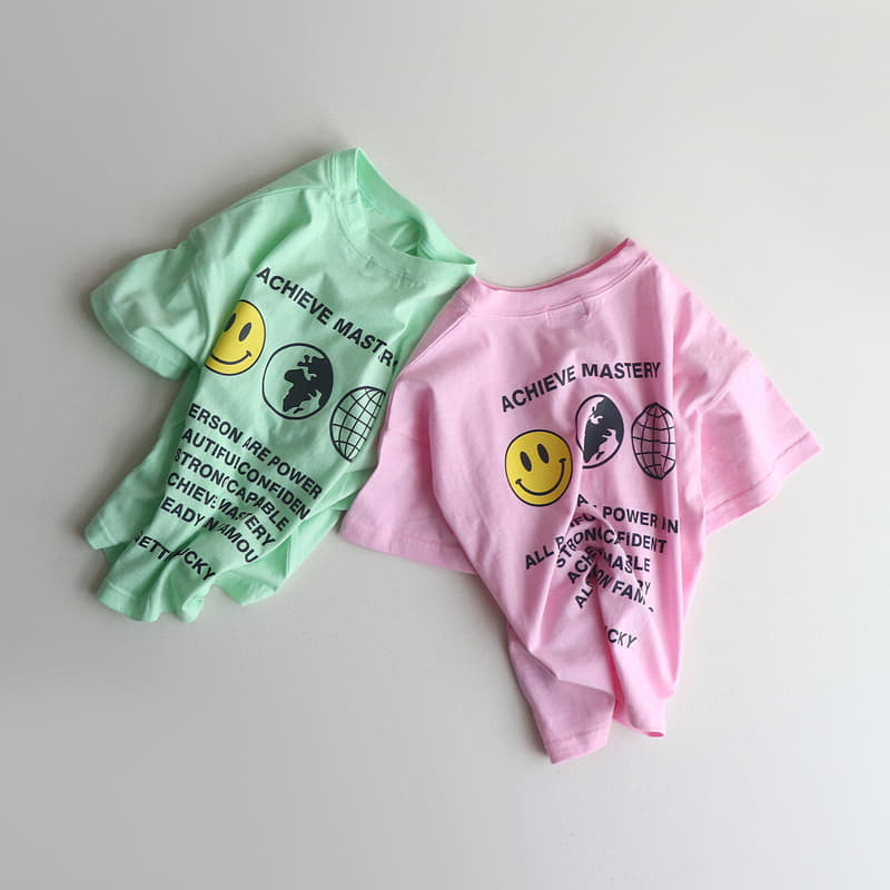 Hikiki - Korean Children Fashion - #stylishchildhood - Earth Smile Tee - 10