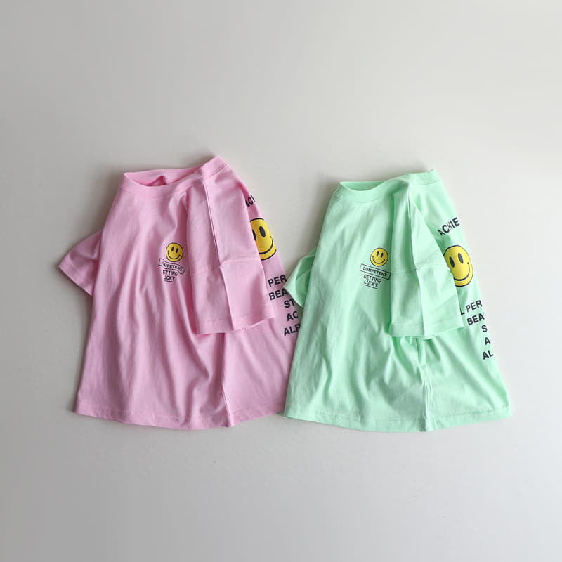 Hikiki - Korean Children Fashion - #todddlerfashion - Earth Smile Tee - 8