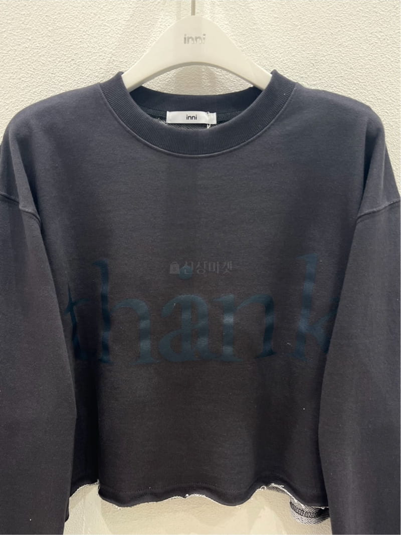 Inni - Korean Women Fashion - #restrostyle - Deggi Think Sweatshirt - 5