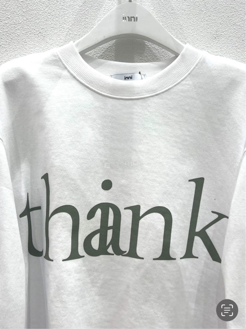 Inni - Korean Women Fashion - #vintageinspired - Deggi Think Sweatshirt - 2