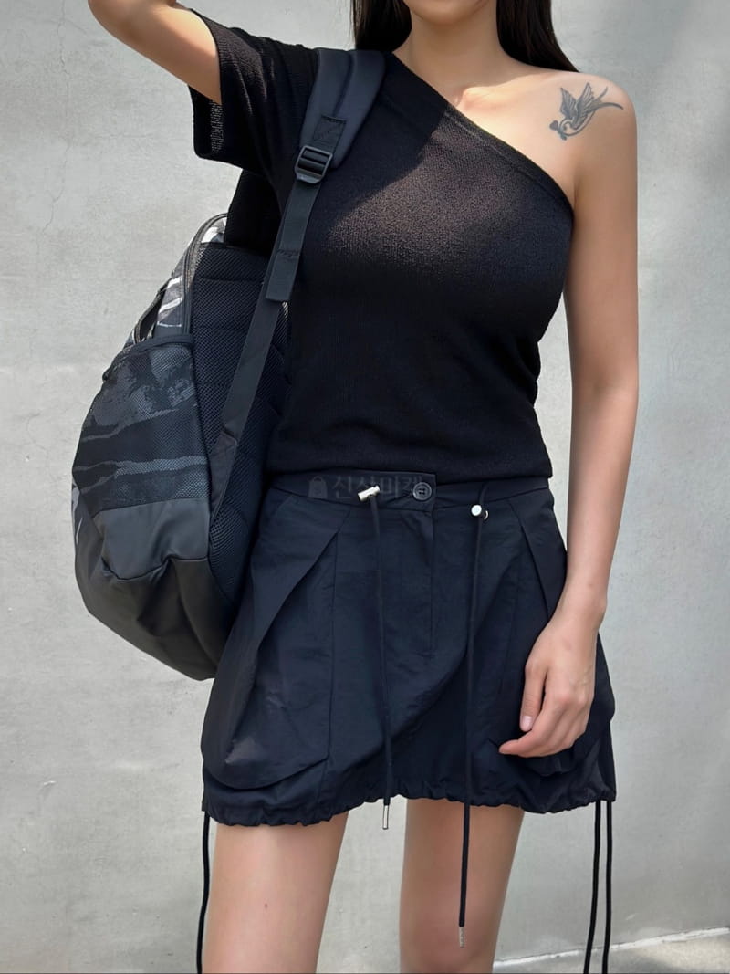 Inssense - Korean Women Fashion - #momslook - String Mini Skirt - 3