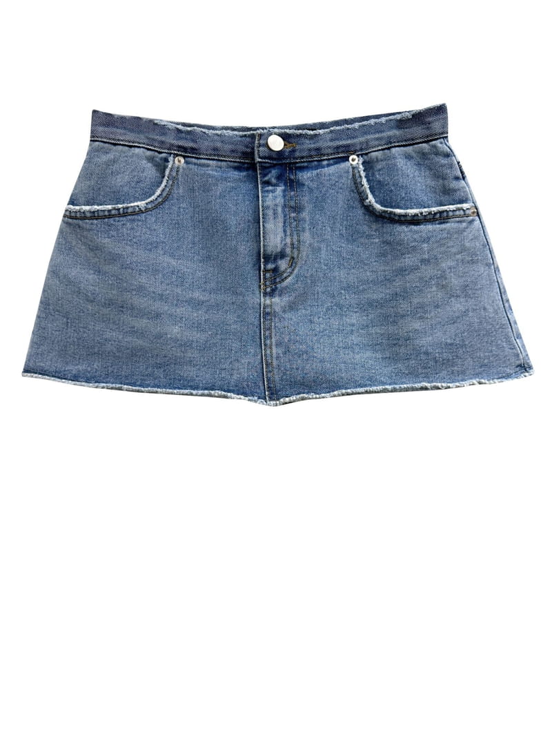 Inssense - Korean Women Fashion - #momslook - Thin Denim Skirt Shorts - 12