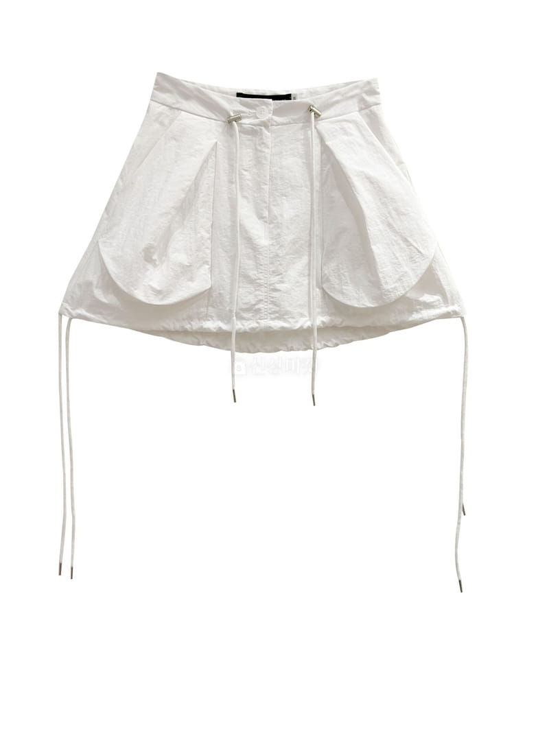 Inssense - Korean Women Fashion - #momslook - Pocket String Skirt - 8