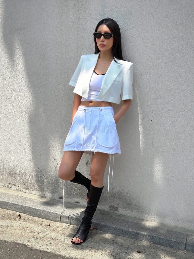 Inssense - Korean Women Fashion - #pursuepretty - Summer Crop Jacket - 5