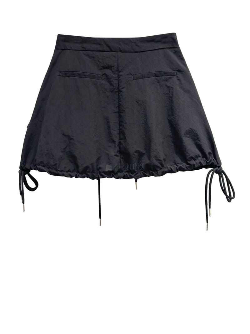 Inssense - Korean Women Fashion - #romanticstyle - String Mini Skirt - 9