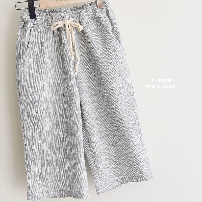 J-Room - Korean Children Fashion - #childofig - Stripes Cropped Pants - 2