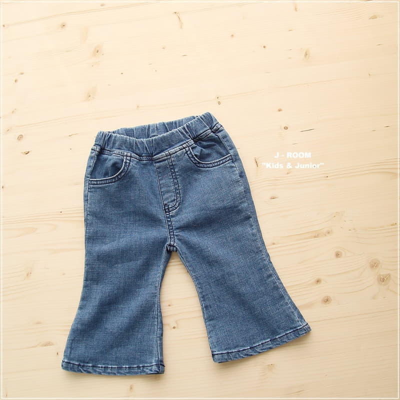 J-Room - Korean Children Fashion - #childofig - Span Denim Cropped Jeans