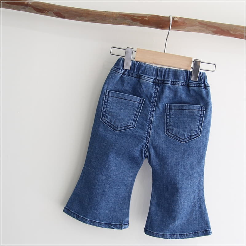 J-Room - Korean Children Fashion - #designkidswear - Span Denim Cropped Jeans - 3