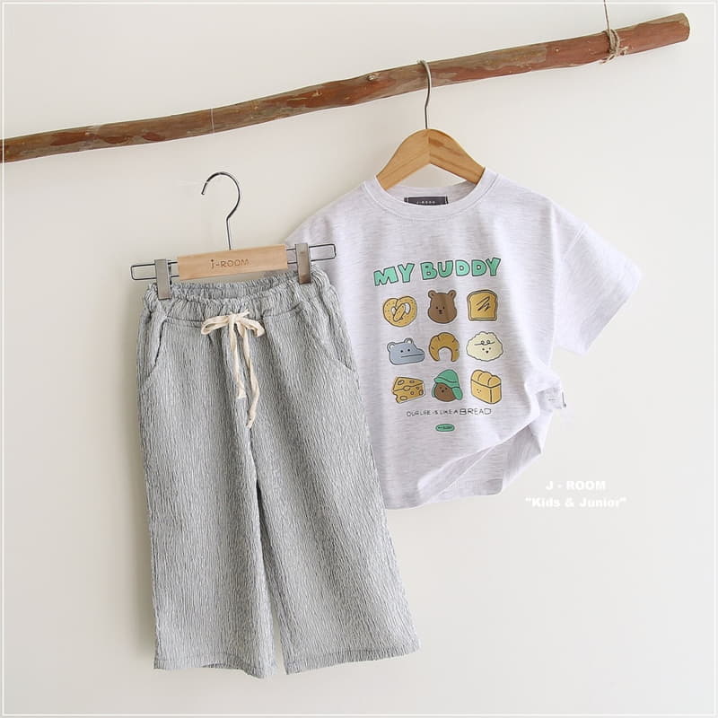 J-Room - Korean Children Fashion - #discoveringself - Stripes Cropped Pants - 5