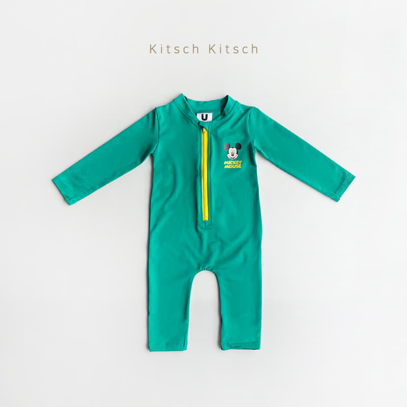 Kitsch Kitsch - Korean Baby Fashion - #babygirlfashion - U and Me Swim MM All In One with Hat - 2